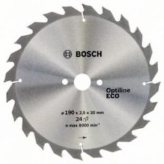 Пильный диск Bosch Optiline Wood ECO 190 x 20/16, Z24