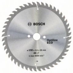 Пильный диск Bosch Optiline Wood ECO 190 x 20/16, Z48