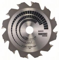 Пильный диск Bosch Construct Wood 150х20/16, Z12