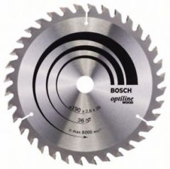 Пильный диск Bosch Optiline Wood 190 x 20/16, Z36