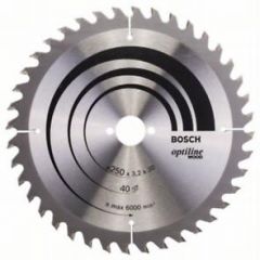 Пильный диск Bosch Optiline Wood 250 x 30, Z40