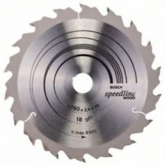 Пильный диск Bosch Speedline Wood 160 x 20, Z18