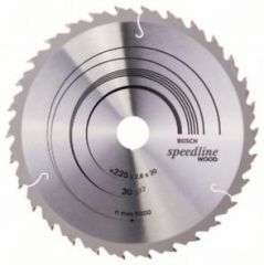 Пильный диск Bosch Speedline Wood 235 x 30/25, Z30