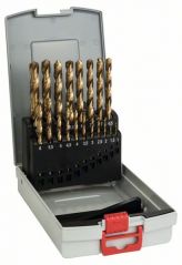 Набор сверл по металлу Bosch HSS-TiN ProBox, 19 шт