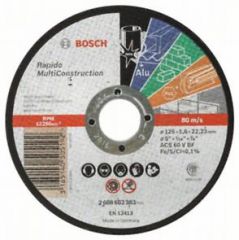 Отрезной круг Bosch Rapido Multi Construction 125x1 мм