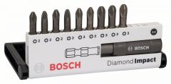 Набор ударных бит Bosch Diamond Impact PZ, 10 шт