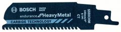 Сабельное полотно по металлу Bosch Endurance for HeavyMetal, Carbide Technology S 555 CHM