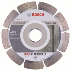 Алмазный отрезной круг по бетону Bosch Standard for Concrete 125x22.23x1.6x10 мм