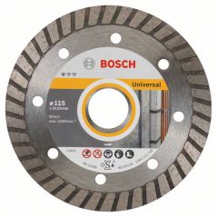 Алмазный отрезной круг универсальный Bosch Standard for Universal Turbo 115x22.23x2x10 мм