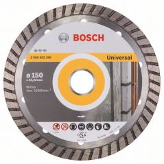 Алмазный отрезной круг универсальный Bosch Standard for Universal Turbo 150x22.23x2.5x10 мм