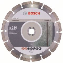 Алмазный отрезной круг по бетону Bosch Standard for Concrete 230x22.23x2.3x10 мм, 10 шт