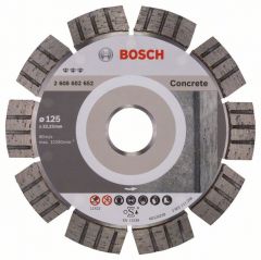 Алмазный отрезной круг по бетону Bosch Best for Concrete 125x22.23x2.2x12 мм
