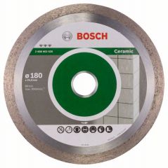 Алмазный отрезной круг по керамике Bosch Best for Ceramic 180x25.4x2.2x10 мм