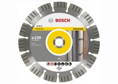 Алмазный отрезной круг универсальный Bosch Best for Universal and Metal 230x22.23x2.4x15 мм