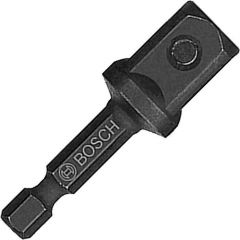 Переходник Bosch с шестигранника 1/4" на квадрат 3/8", 50 мм
