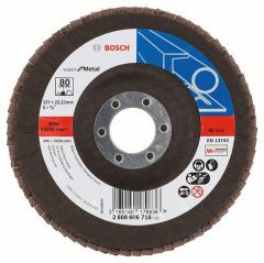 Лепестковый шлифовальный круг угловой Bosch Expert for Metal K 80, 125 мм