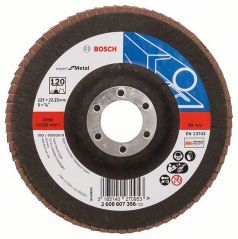 Лепестковый шлифовальный круг прямой Bosch Expert for Metal K 120, 125 мм