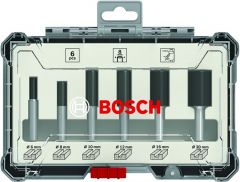 Набор пазовых фрез Bosch с хвостовиком Ø 8 мм, 6 шт