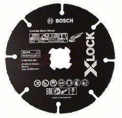 Мультифункциональный твердосплавный отрезной диск Bosch X-LOCK Carbide Multi Wheel 125 мм