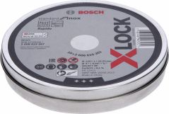 Отрезной круг Bosch X-LOCK Standard for Inox 125x1 мм, 10 шт