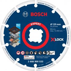 Алмазный отрезной круг по металлу Bosch Diamond Metal Wheel X-LOCK 125x22.23 мм