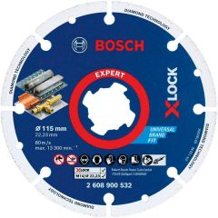 Алмазный отрезной круг по металлу Bosch Diamond Metal Wheel X-LOCK 115x22.23 мм
