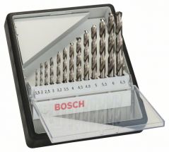 Набор сверл по металлу Bosch Robust Line HSS-G, 13 шт