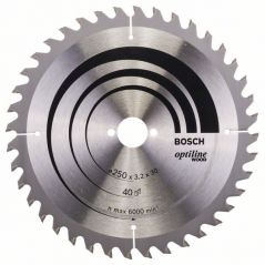 Пильный диск Bosch Optiline Wood 250 x 30 x 3.2, Z40