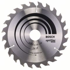 Пильный диск Bosch Optiline Wood 184 x 30, Z24