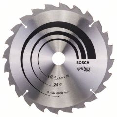 Пильный диск Bosch Optiline Wood 254 x 30, Z24