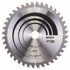 Пильный диск Bosch Optiline Wood 250 x 30 x 2.2 x 3.2, Z40