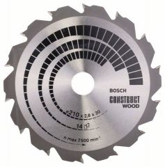 Пильный диск Bosch Construct Wood 210х30, Z14