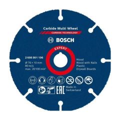 Мультифункциональный твердосплавный отрезной диск Bosch EXPERT Carbide Multi Wheel 76 мм