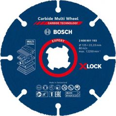 Мультифункциональный твердосплавный отрезной диск Bosch EXPERT Carbide Multi Wheel X-LOCK 125 мм