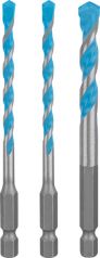Набор сверл универсальных Bosch EXPERT HEX-9 Multi Construction 5/6/8 мм, 3 шт