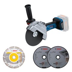 Акумуляторна болгарка Bosch GWS 18V-180 P Solo
