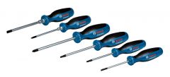 Набор отверток Bosch SL, PH,  PZ, TX, 6 шт