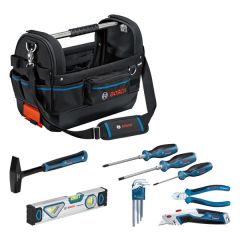 Сумка Bosch GWT 20 и смешанный набор ручного инструмента Bosch