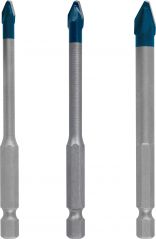 Набор сверл по стеклу и керамике Bosch EXPERT HEX-9 HardCeramic, 3 шт