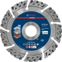 Алмазный отрезной круг универсальный Bosch EXPERT MultiMaterial 125x22.23x2.2x12 мм