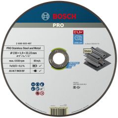 Отрезной круг Bosch PRO Stainless Steel and Metal 230x1.9 мм, AS 46 T INOX BF